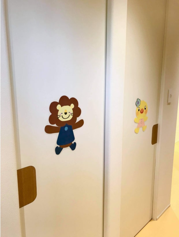 しあわせ子供クリニックの隔離室